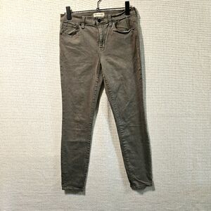 Madewell Sz 29 Olive Green High Rise Skinny Women's Jeans